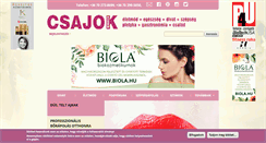 Desktop Screenshot of csajokmagazin.hu